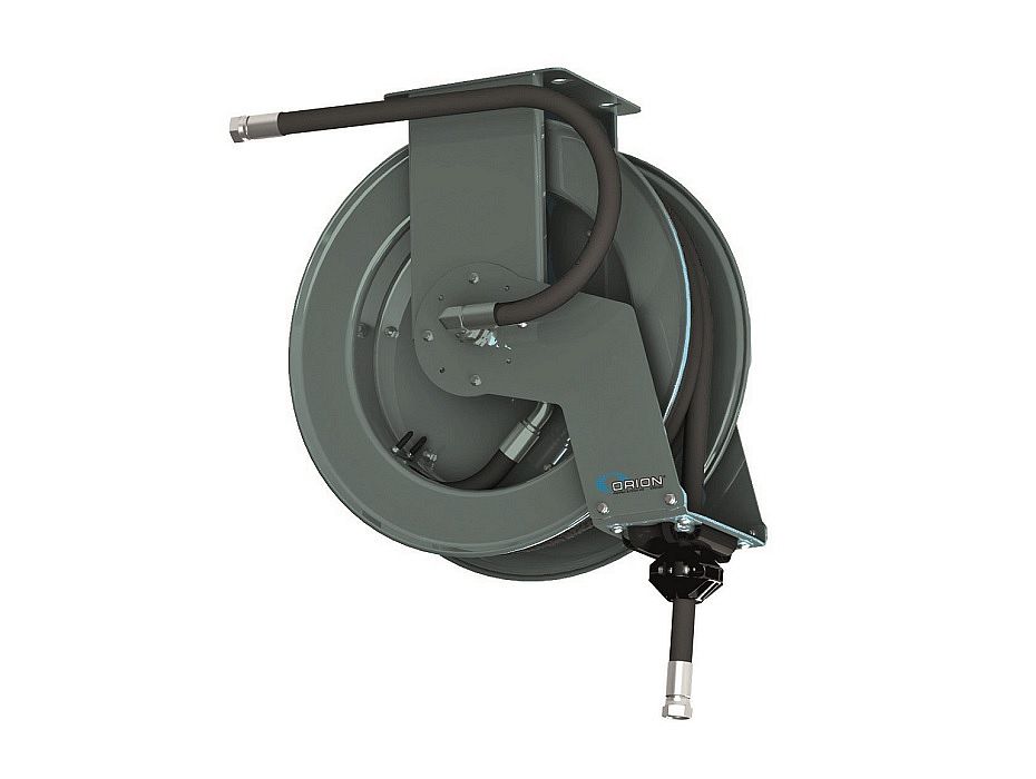 Катушка открытая для раздачи масла,смазки,возд,воды серии ORL, шланг 20м, 1/2", G1/2"(F), макс. раб. давл. 7,5МПа