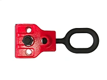 Зажим для вытягивания, 100 мм, 6 т, прямой с невращающимся креплением