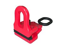 Зажим для вытягивания угловой, 100 мм, 6 т (прямое усилие), 3 т (поперечное усилие) с вращающимся креплением