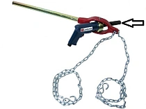 Адаптер MK2-1/2" на пневматическую дрель c резьбовым креплением Правка рам Гэллакс