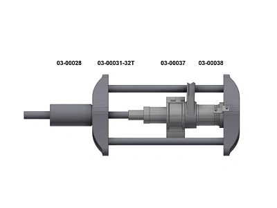 Комплект оснастки для сжимания разрезных сайлентблоков в размер для установки