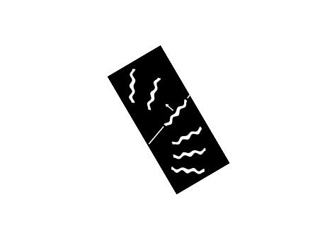 Мишень правая, для измерения max углов поворота