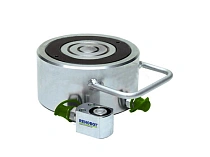 Гидроцилиндр толкающий, усилие 110 т, ход штока 15 мм, высота 90 мм 