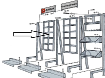 Инструментальная вешалка, большая