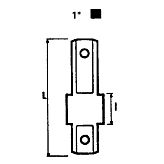 Адаптер электрогайковерта 1"*1"