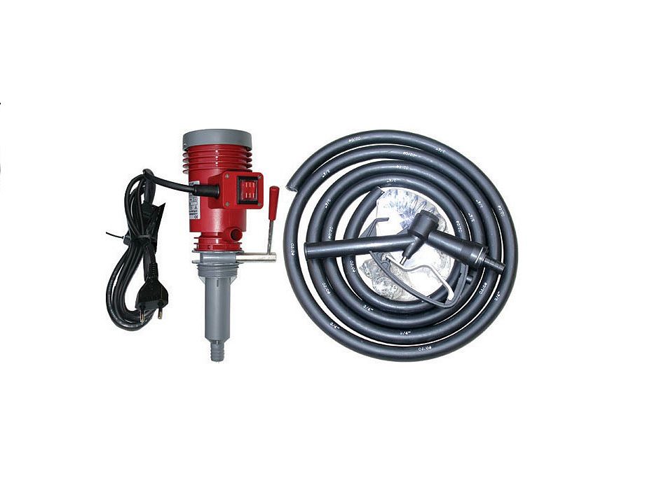 Насос электрический , 220 В., 40л/мин для перекачки масел, антифриза,жидкостей на водной основе, к насосу прилагается компл. принадлежностей