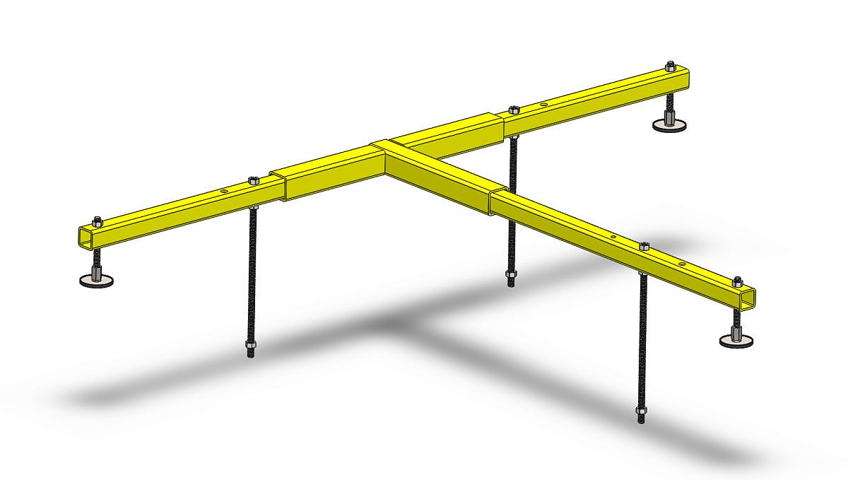 Рама для установки фундаментной рамы