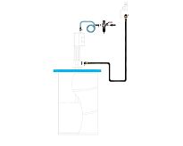 Комплект для монтажа насосов 128-серии для 180 кг бочек, с узлом подготовки воздуха (насос и уплотнительная мембрана в комплект не входят)