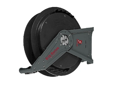 Катушка открытая без шланга для раздачи смазки; для шланга 10 м. х 3/8"; композитный барабан; 35 МПа; 3/8"