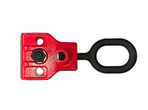 Зажим для вытягивания, 100 мм, 6 т, прямой с невращающимся креплением