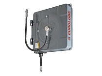 Катушка закрытая для раздачи воздуха, воды; композитный барабан; шланг 15 м. х 1/2"; 1,5 МПа; 1/2"