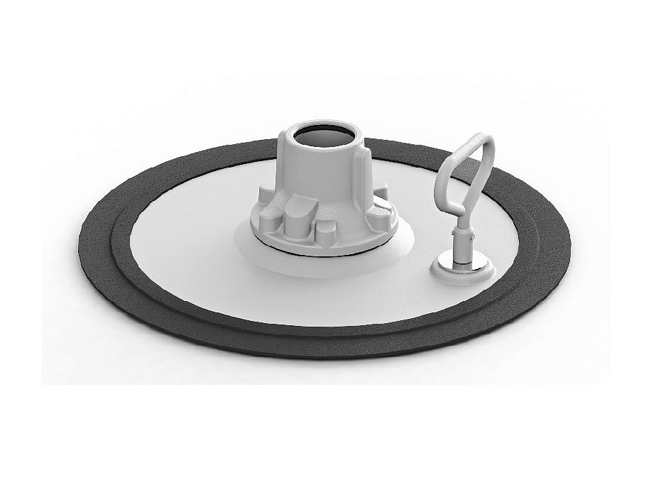 Пластина прижимная следящая для бочки 50 кг., диаметр 360-405 мм., только для насосов серии С115 и С150