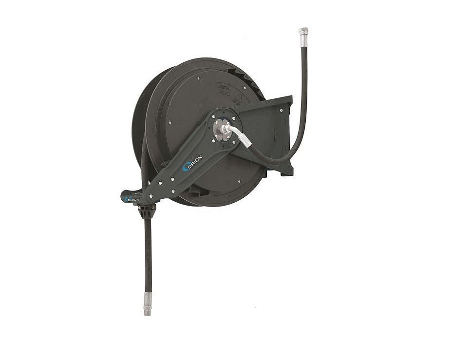 Катушка открытая для раздачи масла,воздуха,воды серии ORS, шланг 10 м, 1/2", присоединение G1/2"(F), макс. рабочее давление7,5 МПа