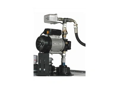 Комплект насоса с электроприводом для масла с автоматикой (авто вкл 6 бар/выкл 24 бар) для ёмкостей 700/1000л, макс. давл.: 2,4 МПа, произв-сть: 10л/мин; 220В; 780 Вт.; 50Гц; 1450 об/мин; IP44