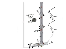 Комплект силовой балки для передв. оснований, высокий, 4070 мм Правка кабин Гэллакс