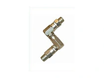 Переходник Z-образный для смазки, присоединение 1/2"-27SAE х 1/4"BSP, макс. давление 50 МПа