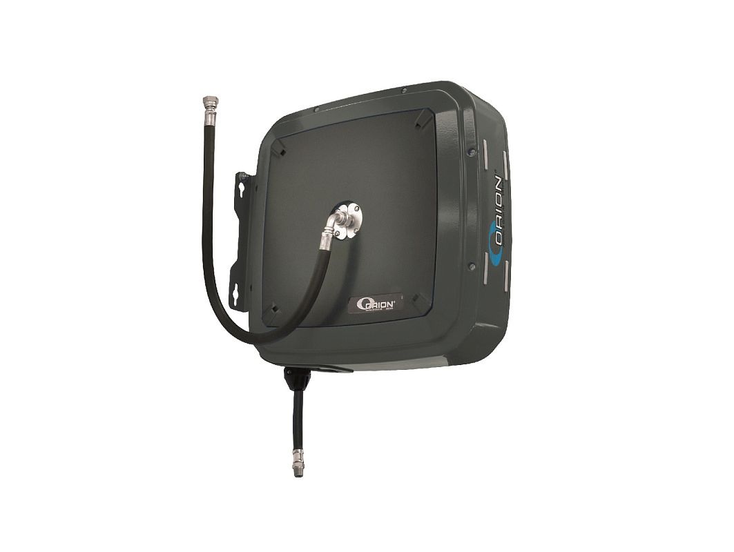 Катушка закрытая серия СRO для воды, антифриза, AdBlue, шланг 10м, вход-выход G1/2"(f) BSP, 1,5 МПа