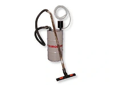 Насос вакуумный Eurovac для сбора жидкостей, без бочки, шланг 2,5 м., 0,6 МПа, вход воздуха 1/4", расход воздуха 300-1000 л.